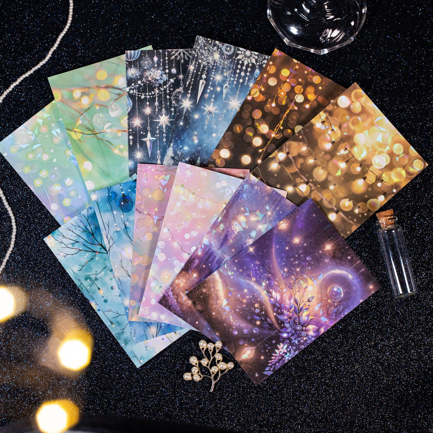 Shimmering Lights Paper 5pcs