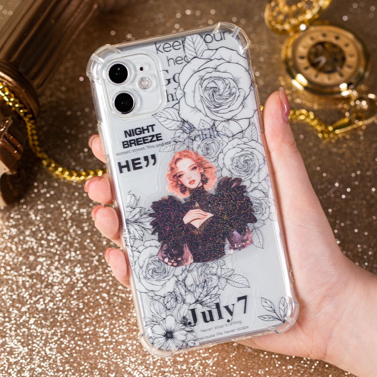 Shining Goddess Stickers 10pcs