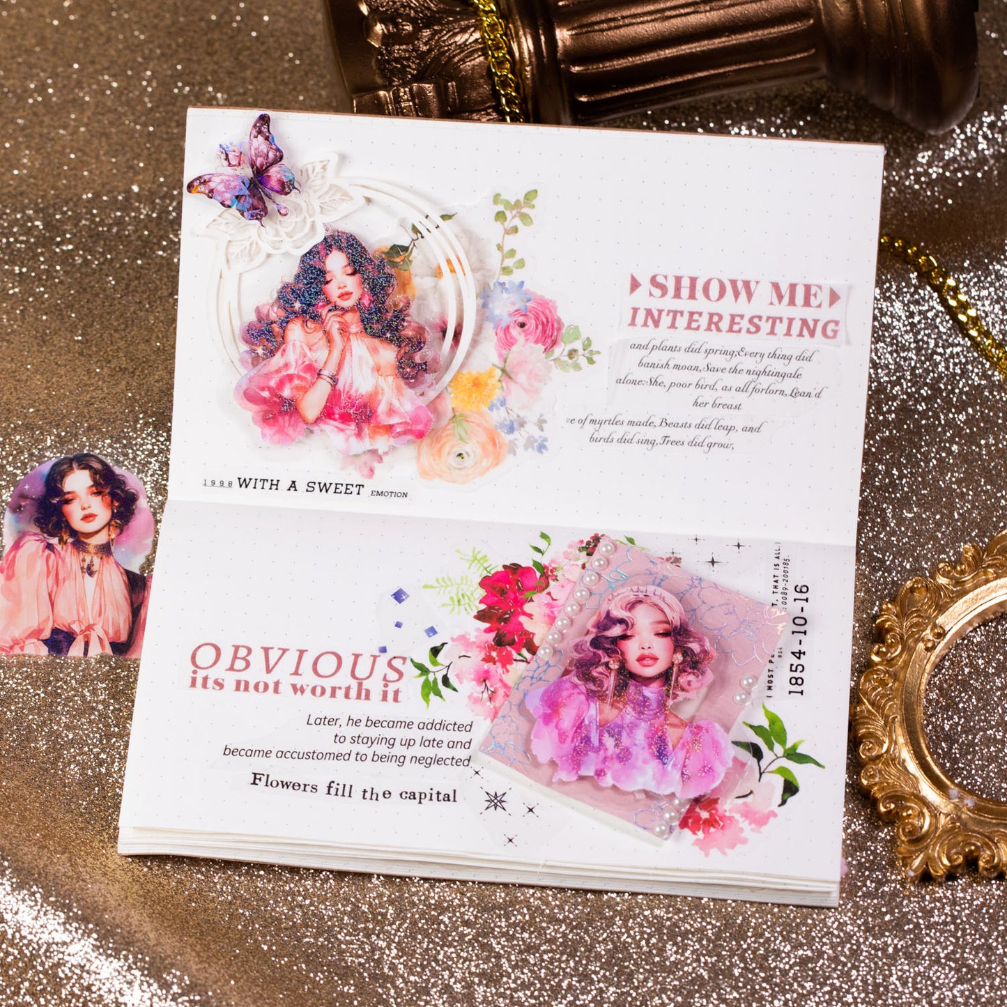 Shining Goddess Stickers 10pcs