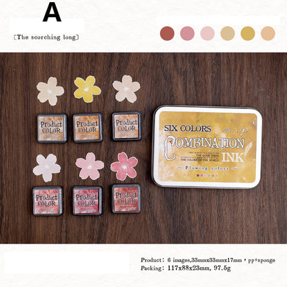 Six Colors Combination Ink
