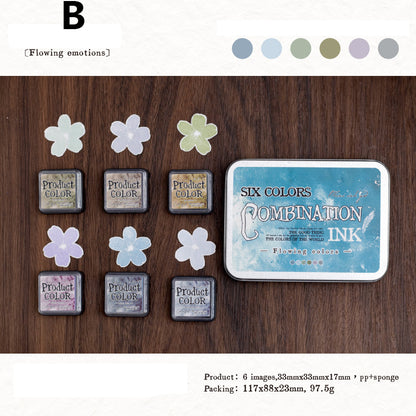 Six Colors Combination Ink