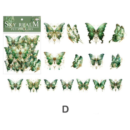 Sky Realm Butterfly Stickers 30pcs