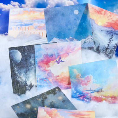 Sky Theme Material Paper 20pcs