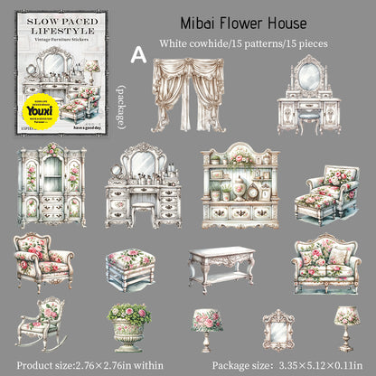 Slow Paced Lifestyle Sticker 15pcs