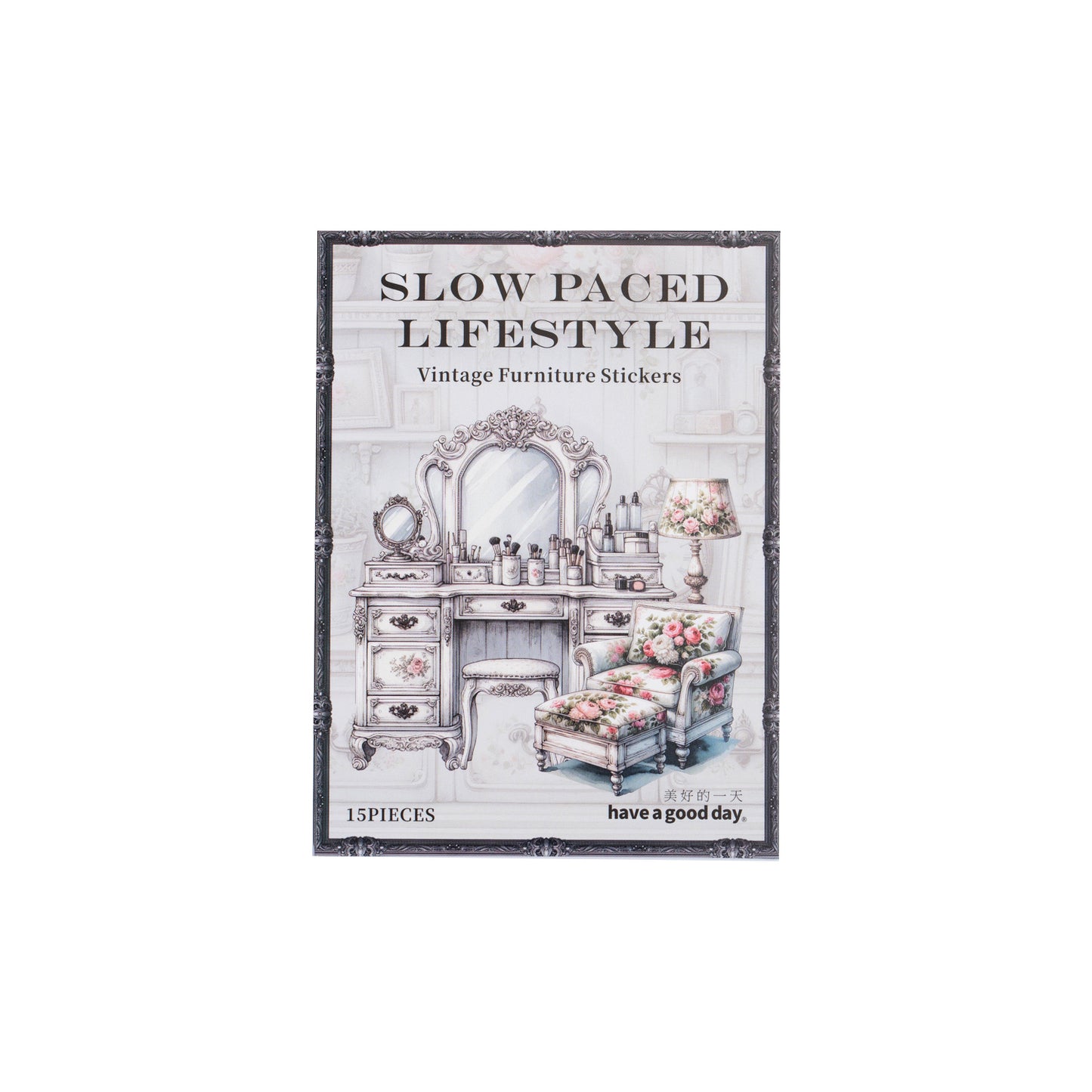 Slow Paced Lifestyle Sticker 15pcs