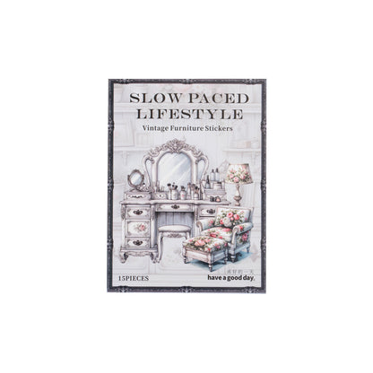 Slow Paced Lifestyle Sticker 15pcs