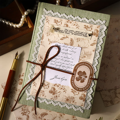 Small Floral Print Paper 10pcs