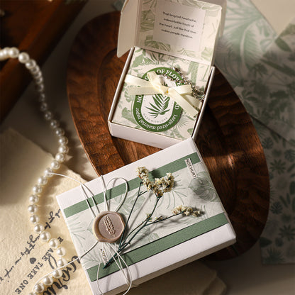 Small Floral Print Paper 10pcs