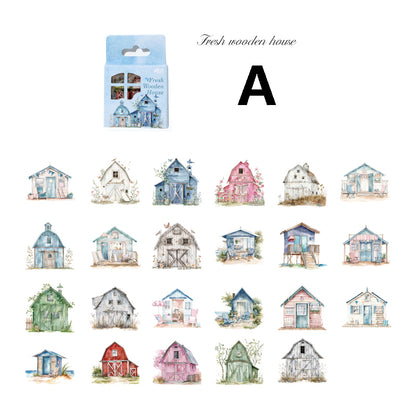 Small House Series Sticker 46pcs