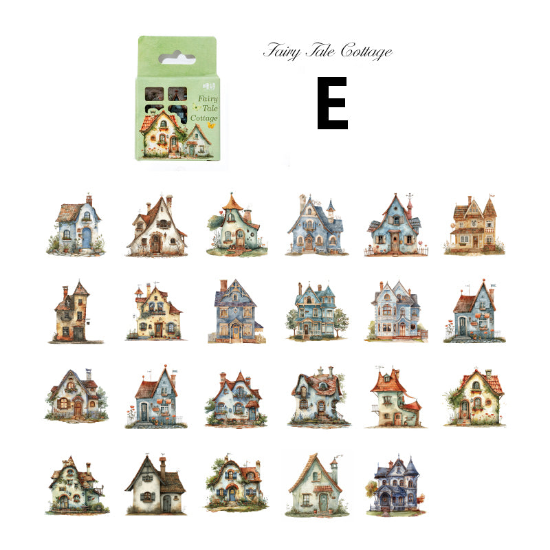 Small House Series Sticker 46pcs