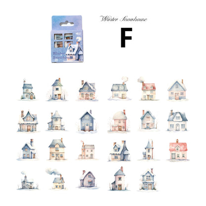 Small House Series Sticker 46pcs