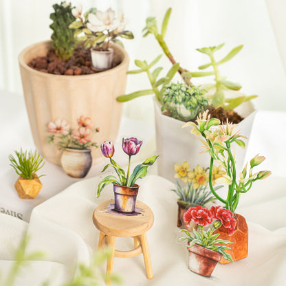 Small Potted Plant Stickers 25pcs