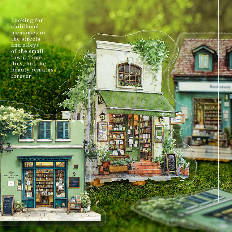 Small Town Time Sticker 15pcs