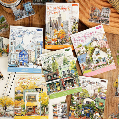 Small Town Time Sticker 15pcs