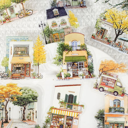 Small Town Time Sticker 15pcs
