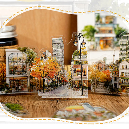 Small Town Time Sticker 15pcs