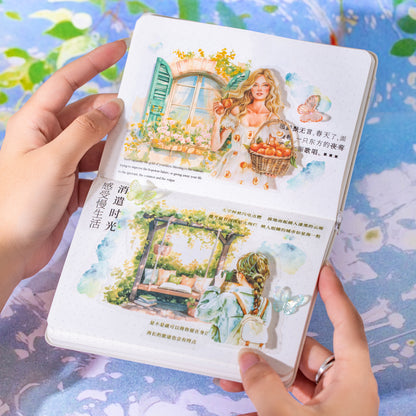 Small View of Garden Life Sticker 10pcs