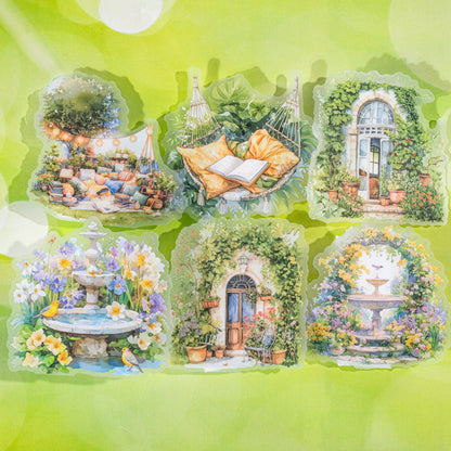Small View of Garden Life Sticker 10pcs