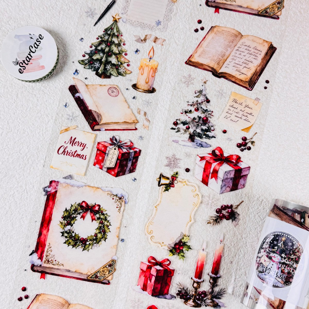 7cm*2m Snow Bell's Pages Tape