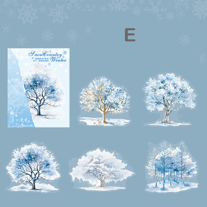 Snow Country in Winther Stickers 10pcs