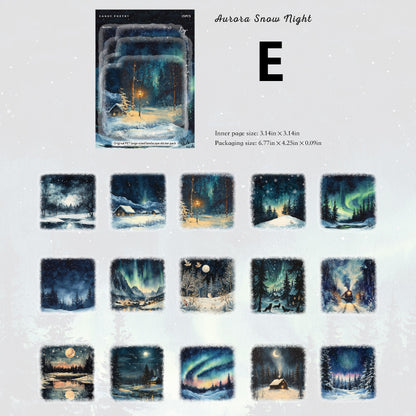 Snow Realm Poetry Sticker 15pcs