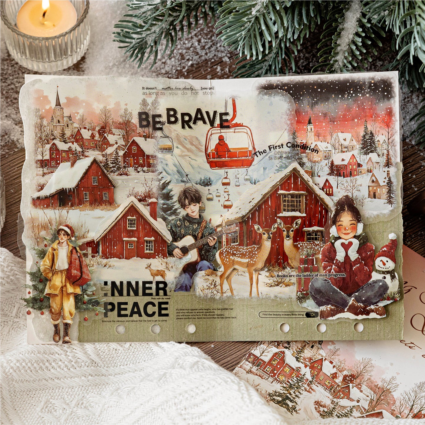 Snow Realm Poetry Sticker 15pcs