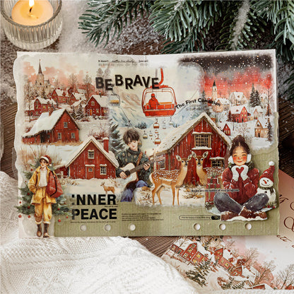 Snow Realm Poetry Sticker 15pcs