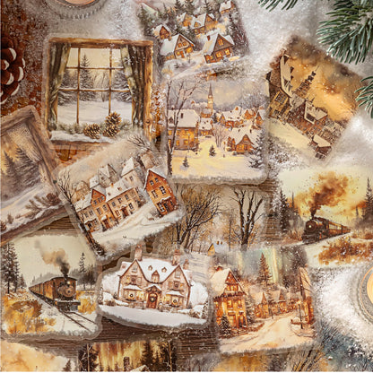 Snow Realm Poetry Sticker 15pcs