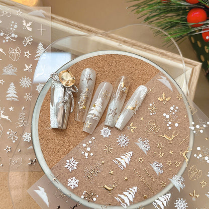 Snowflake Reindeer Mini Stickers