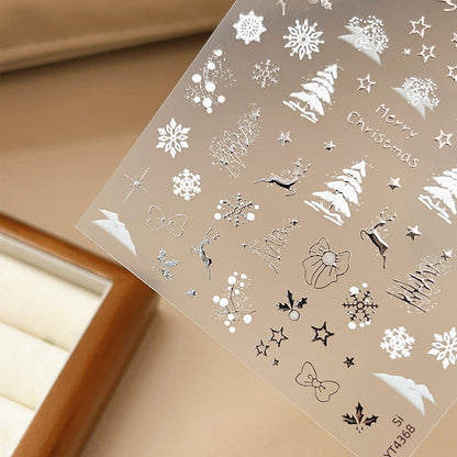 Snowflake Reindeer Mini Stickers