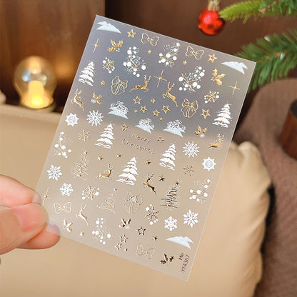 Snowflake Reindeer Mini Stickers