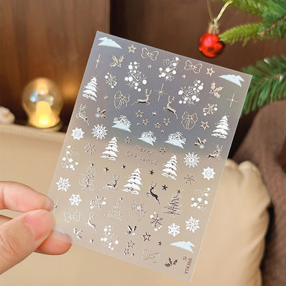 Snowflake Reindeer Mini Stickers