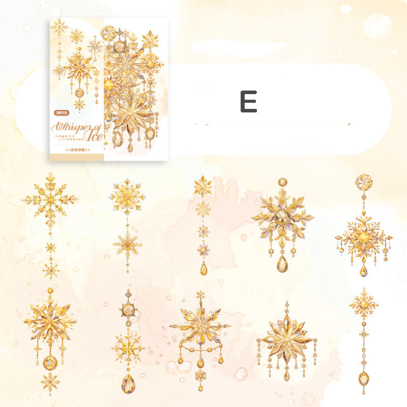 Snowflakes Stickers 20pcs