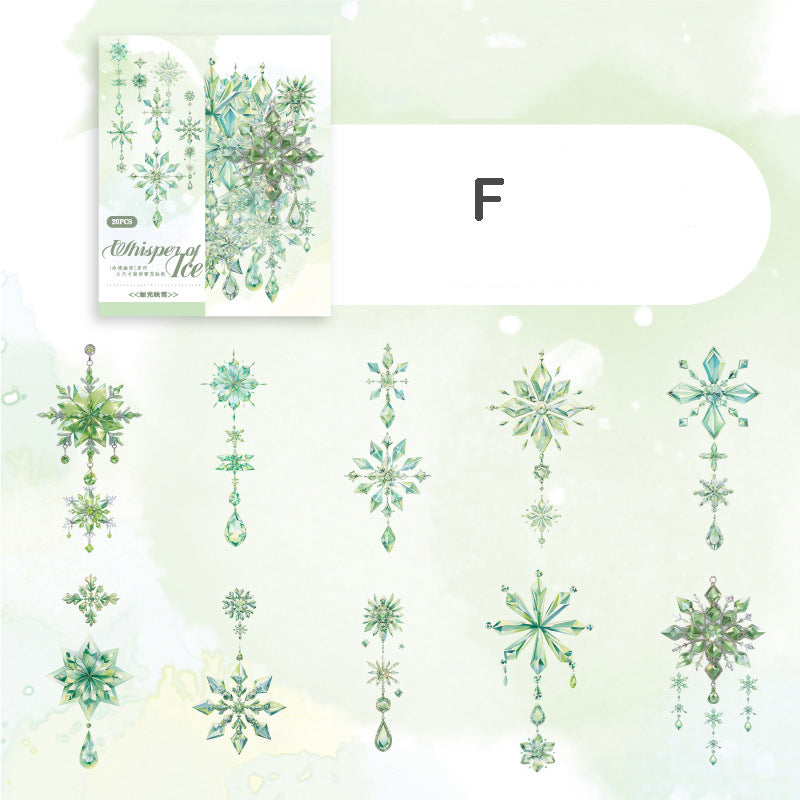 Snowflakes Stickers 20pcs