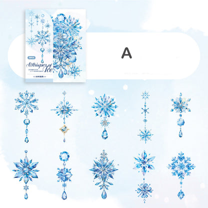 Snowflakes Stickers 20pcs