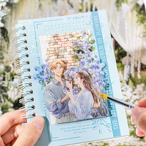 Soak in Sea of Flowers Sticker 15pcs