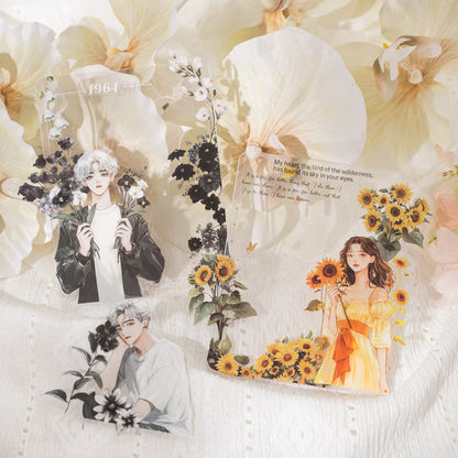 Soak in Sea of Flowers Sticker 15pcs