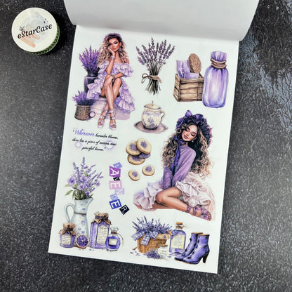 Song of Lavender Sticker Book