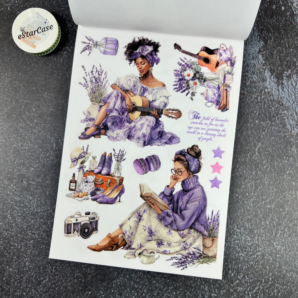 Song of Lavender Sticker Book