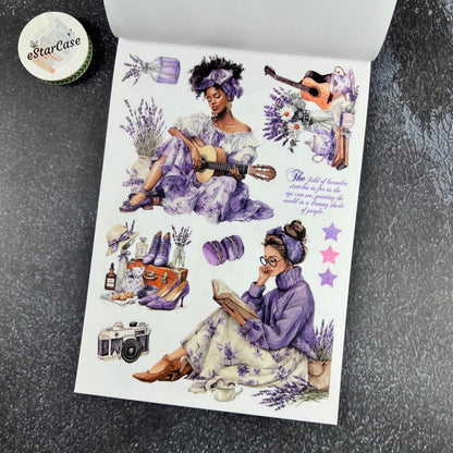 Song of Lavender Sticker Book