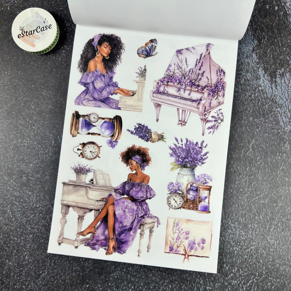 Song of Lavender Sticker Book