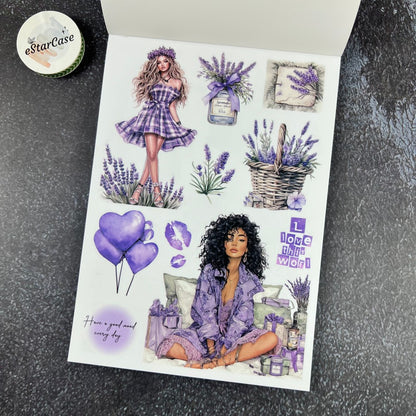 Song of Lavender Sticker Book