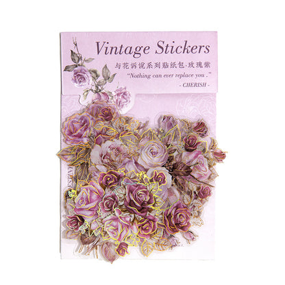 Speak to Flower Stickers 20pcs