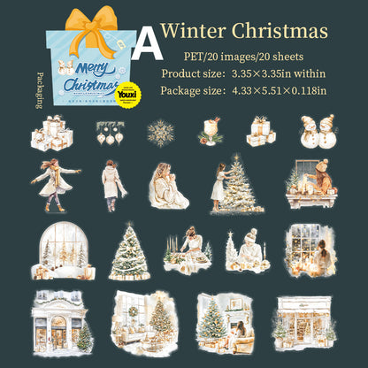 Spend Chirstmas Together Sticker 20pcs