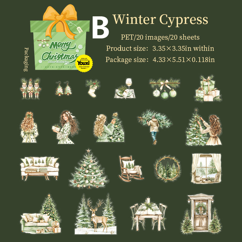 Spend Chirstmas Together Sticker 20pcs