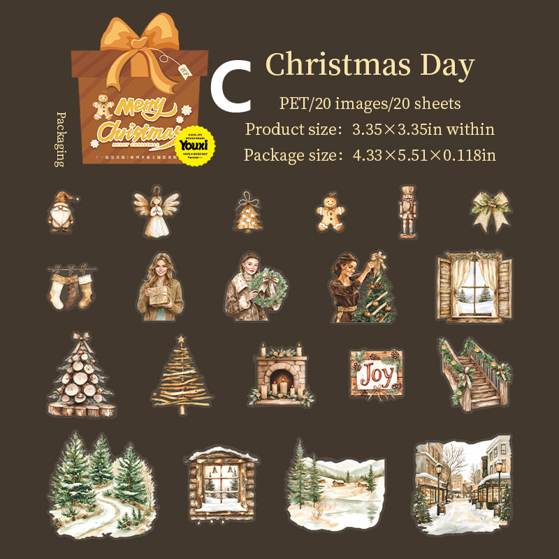 Spend Chirstmas Together Sticker 20pcs