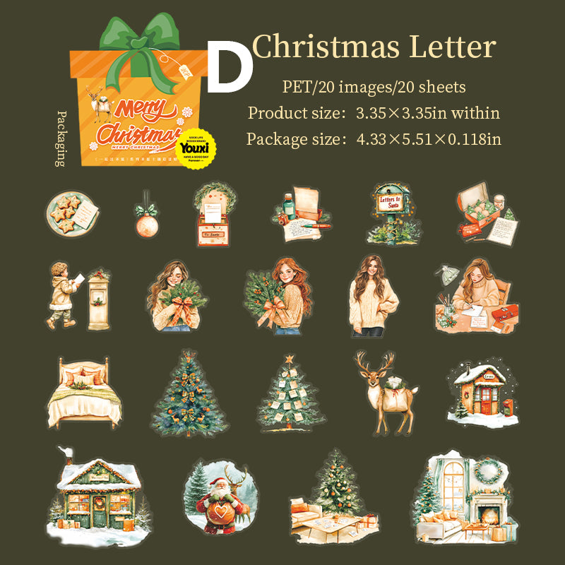 Spend Chirstmas Together Sticker 20pcs