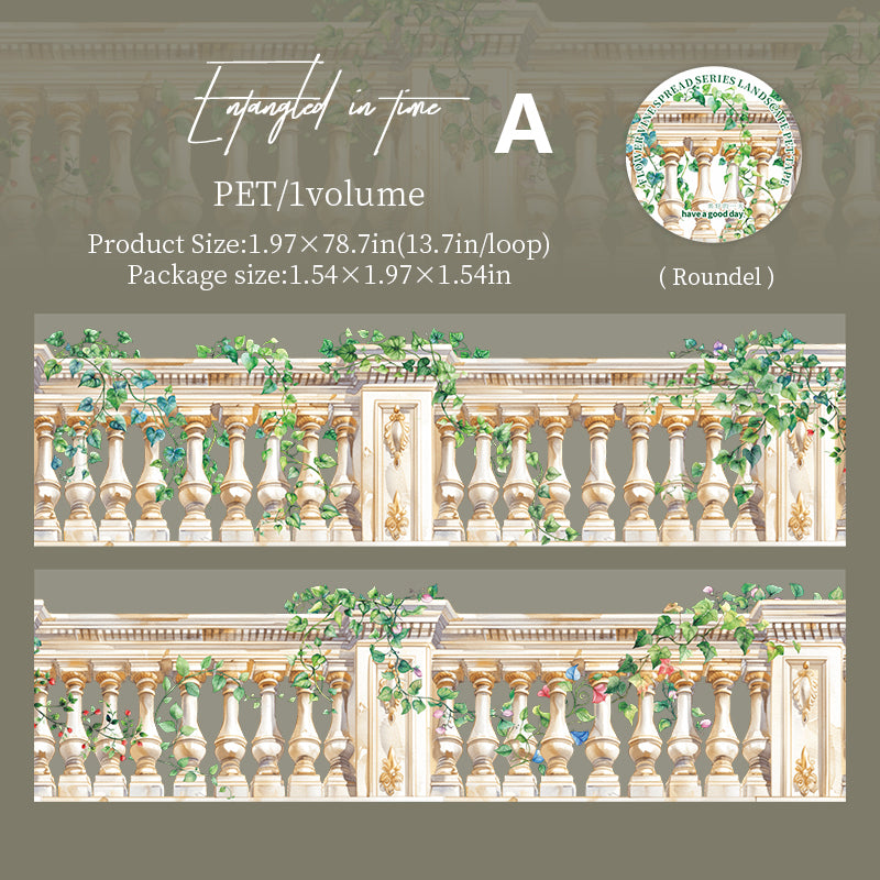 Spread of Vines and Flowers Tape