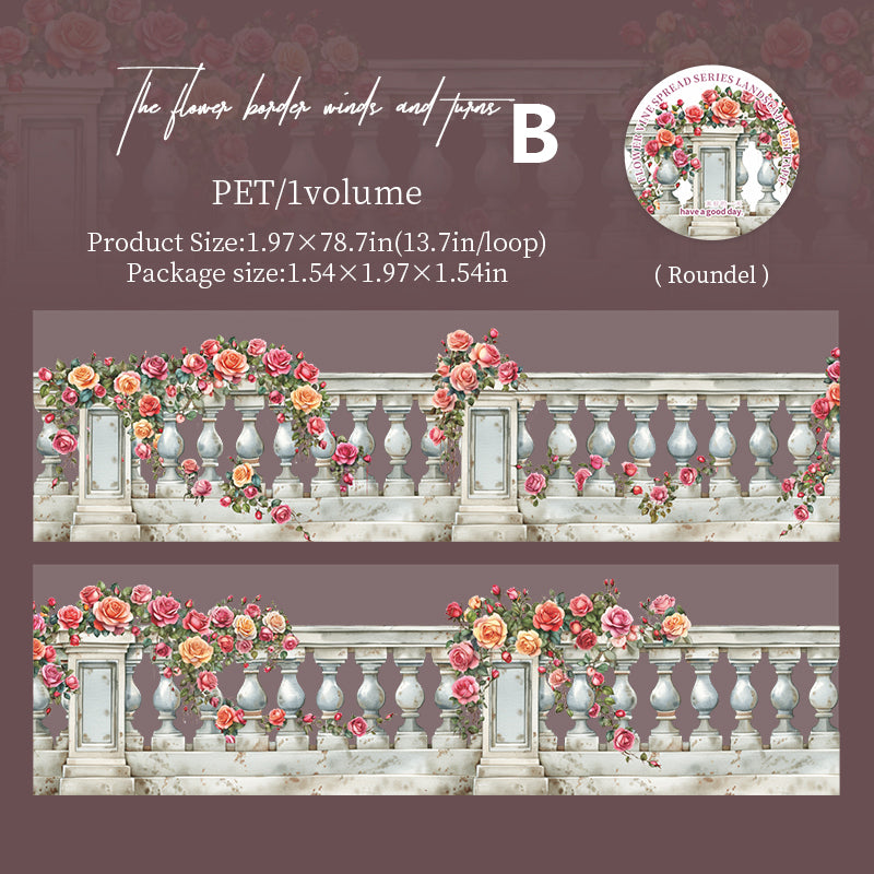 Spread of Vines and Flowers Tape