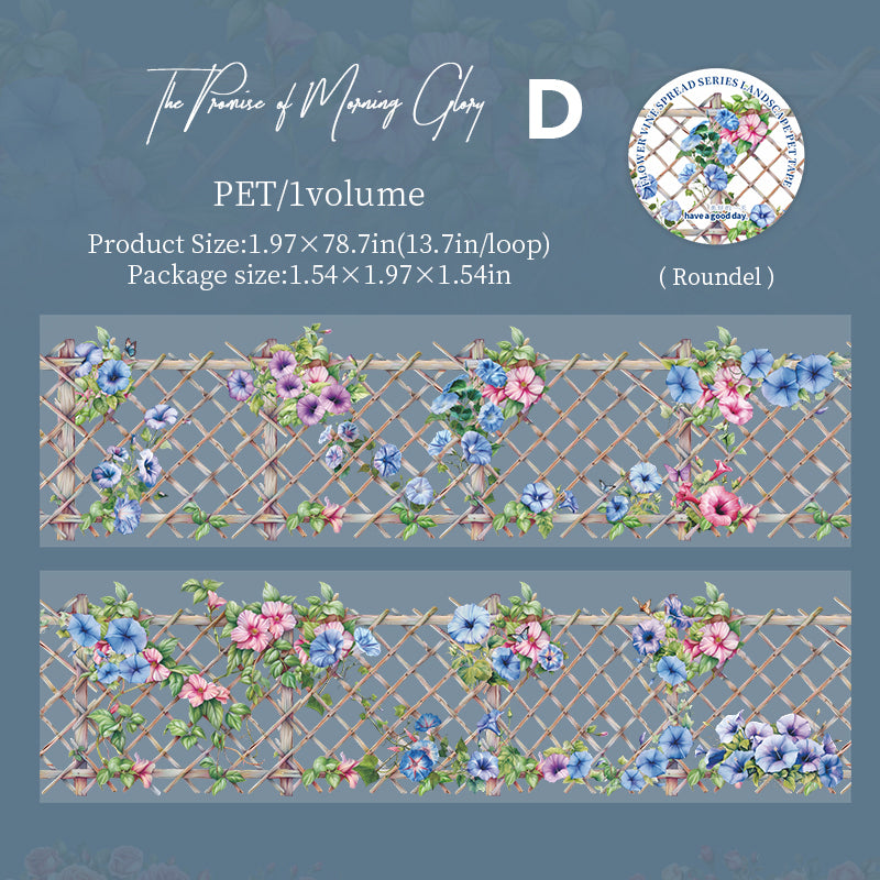 Spread of Vines and Flowers Tape